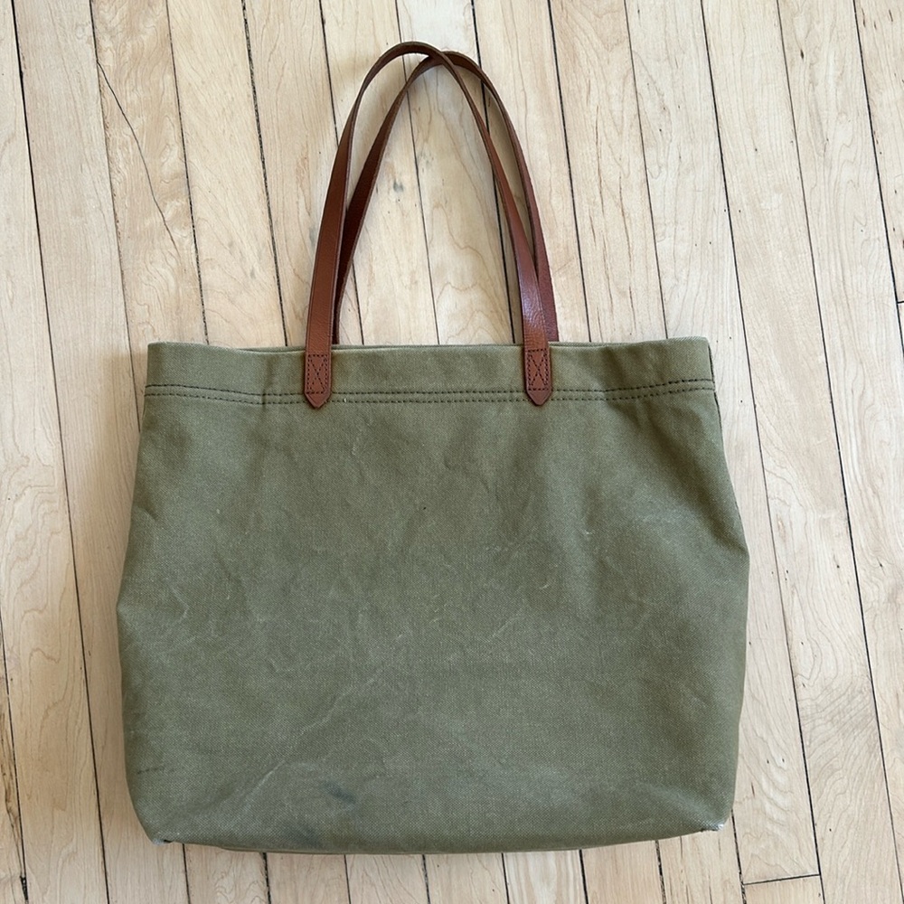 Madewell canvas transport tote